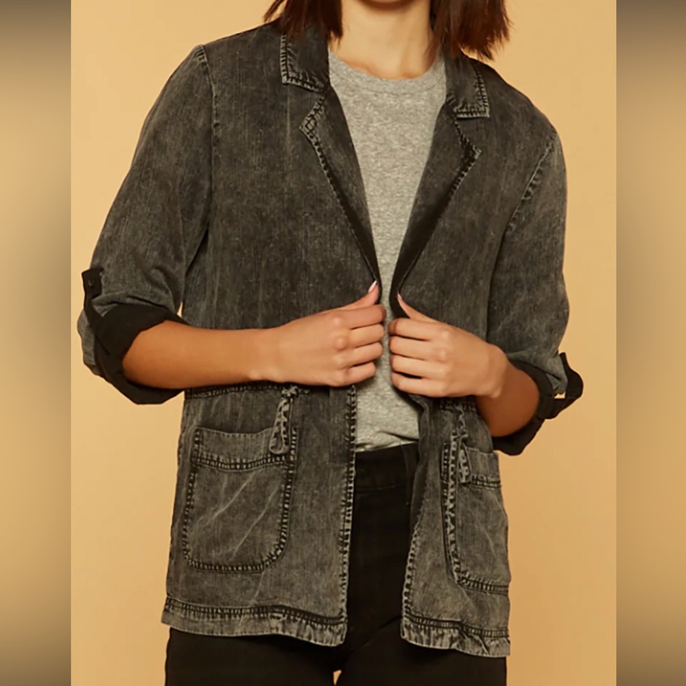 Thread & Supply Washed Black Jacket